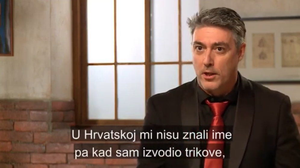 Television interview with Guy Pardillos
